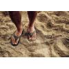 OLUKAI Ho’opio Hau Women’s Beach Sandals, Quick-Dry Flip-Flop Slides, Water Resistant Suede Lining & Wet Grip Soles, Soft Comfort Fit & Arch Support(Banyan/Island Salt)