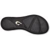 OLUKAI Ho’opio Hau Women’s Beach Sandals, Quick-Dry Flip-Flop Slides, Water Resistant Suede Lining & Wet Grip Soles, Soft Comfort Fit & Arch Support(Blue Depth/Stripe)