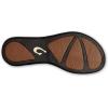 OLUKAI Ho’opio Hau Women’s Beach Sandals, Quick-Dry Flip-Flop Slides, Water Resistant Suede Lining & Wet Grip Soles, Soft Comfort Fit & Arch Support(Bone/Stripe)