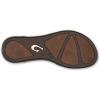 OLUKAI Ho’opio Hau Women’s Beach Sandals, Quick-Dry Flip-Flop Slides, Water Resistant Suede Lining & Wet Grip Soles, Soft Comfort Fit & Arch Support(Bubbly/Dk Java)