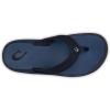 OLUKAI Ho’opio Hau Women’s Beach Sandals, Quick-Dry Flip-Flop Slides, Water Resistant Suede Lining & Wet Grip Soles, Soft Comfort Fit & Arch Support(Deepest Depths/Deepst Depths)