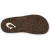 OLUKAI Ho’opio Hau Women’s Beach Sandals, Quick-Dry Flip-Flop Slides, Water Resistant Suede Lining & Wet Grip Soles, Soft Comfort Fit & Arch Support(Dk Wood/Dk Wood)