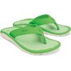 OLUKAI Ho’opio Hau Women’s Beach Sandals, Quick-Dry Flip-Flop Slides, Water Resistant Suede Lining & Wet Grip Soles, Soft Comfort Fit & Arch Support(Frog/Frog)