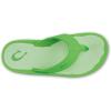 OLUKAI Ho’opio Hau Women’s Beach Sandals, Quick-Dry Flip-Flop Slides, Water Resistant Suede Lining & Wet Grip Soles, Soft Comfort Fit & Arch Support(Frog/Frog)