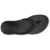 OLUKAI Ho’opio Hau Women’s Beach Sandals, Quick-Dry Flip-Flop Slides, Water Resistant Suede Lining & Wet Grip Soles, Soft Comfort Fit & Arch Support(Onyx/Onyx)