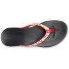 OLUKAI Ho’opio Hau Women’s Beach Sandals, Quick-Dry Flip-Flop Slides, Water Resistant Suede Lining & Wet Grip Soles, Soft Comfort Fit & Arch Support(Passion Flower/Lehua)