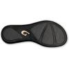 OLUKAI Ho’opio Hau Women’s Beach Sandals, Quick-Dry Flip-Flop Slides, Water Resistant Suede Lining & Wet Grip Soles, Soft Comfort Fit & Arch Support(Petal Pink Metallic/Black)
