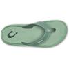 OLUKAI Ho’opio Hau Women’s Beach Sandals, Quick-Dry Flip-Flop Slides, Water Resistant Suede Lining & Wet Grip Soles, Soft Comfort Fit & Arch Support(Pine/Pine)