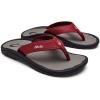 OLUKAI Ho’opio Hau Women’s Beach Sandals, Quick-Dry Flip-Flop Slides, Water Resistant Suede Lining & Wet Grip Soles, Soft Comfort Fit & Arch Support(Terra/Stone)