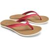 OLUKAI Ho’opio Malua Women’s Water Friendly Sandals, Flip Flops for Beach & Everyday, Arch Support & Comfort Fit(Mystic Berry/Hot Pink)