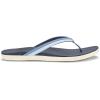 OLUKAI Ho’opio Malua Women’s Water Friendly Sandals, Flip Flops for Beach & Everyday, Arch Support & Comfort Fit(Ocean Fog/Lanai Breeze)