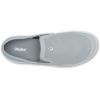 OLUKAI Moku Slip-On Men’s Boat Shoes, Enhanced Grip & Traction, Lightweight & Breathable Mesh, Comfort Fit & All-Day Wear(Cloud Grey/Ash)