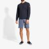 OLUKAI Moku Slip-On Men’s Boat Shoes, Enhanced Grip & Traction, Lightweight & Breathable Mesh, Comfort Fit & All-Day Wear(Trench Blue/Trench Blue)
