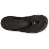 OLUKAI Ohana Women’s Beach Sandals, Water Resistant Flip Flops, Arch Support & Comfort Fit, Lightweight & Durable, Enhanced Grip & Traction(Black/Black)