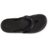 OLUKAI Ohana Women’s Beach Sandals, Water Resistant Flip Flops, Arch Support & Comfort Fit, Lightweight & Durable, Enhanced Grip & Traction(Black/Orchid)