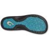 OLUKAI Ohana Women’s Beach Sandals, Water Resistant Flip Flops, Arch Support & Comfort Fit, Lightweight & Durable, Enhanced Grip & Traction(Blue Mist/Black)