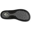 OLUKAI Ohana Women’s Beach Sandals, Water Resistant Flip Flops, Arch Support & Comfort Fit, Lightweight & Durable, Enhanced Grip & Traction(Bright White/Black)