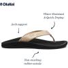 OLUKAI Ohana Women’s Beach Sandals, Water Resistant Flip Flops, Arch Support & Comfort Fit, Lightweight & Durable, Enhanced Grip & Traction(Bubbly/Orchid)