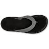 OLUKAI Ohana Women’s Beach Sandals, Water Resistant Flip Flops, Arch Support & Comfort Fit, Lightweight & Durable, Enhanced Grip & Traction(Charcoal/Onyx)