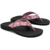OLUKAI Ohana Women’s Beach Sandals, Water Resistant Flip Flops, Arch Support & Comfort Fit, Lightweight & Durable, Enhanced Grip & Traction(Coral Rose/Pua)