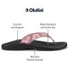 OLUKAI Ohana Women’s Beach Sandals, Water Resistant Flip Flops, Arch Support & Comfort Fit, Lightweight & Durable, Enhanced Grip & Traction(Coral Rose/Pua)