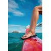 OLUKAI Ohana Women’s Beach Sandals, Water Resistant Flip Flops, Arch Support & Comfort Fit, Lightweight & Durable, Enhanced Grip & Traction(Coral Rose/Pa’i)