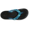 OLUKAI Ohana Women’s Beach Sandals, Water Resistant Flip Flops, Arch Support & Comfort Fit, Lightweight & Durable, Enhanced Grip & Traction(Deep Water/Hua)