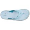 OLUKAI Ohana Women’s Beach Sandals, Water Resistant Flip Flops, Arch Support & Comfort Fit, Lightweight & Durable, Enhanced Grip & Traction(Misty Blue/Misty Blue)