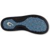 OLUKAI Ohana Women’s Beach Sandals, Water Resistant Flip Flops, Arch Support & Comfort Fit, Lightweight & Durable, Enhanced Grip & Traction(Ocean Fog/Black)