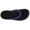 OLUKAI Ohana Women’s Beach Sandals, Water Resistant Flip Flops, Arch Support & Comfort Fit, Lightweight & Durable, Enhanced Grip & Traction(Pacifica/Black)
