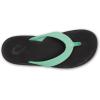 OLUKAI Ohana Women’s Beach Sandals, Water Resistant Flip Flops, Arch Support & Comfort Fit, Lightweight & Durable, Enhanced Grip & Traction(Paradise/Black)