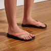OLUKAI Ohana Women’s Beach Sandals, Water Resistant Flip Flops, Arch Support & Comfort Fit, Lightweight & Durable, Enhanced Grip & Traction(Shell Coral/Black)