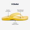 OLUKAI Ohana Women’s Beach Sandals, Water Resistant Flip Flops, Arch Support & Comfort Fit, Lightweight & Durable, Enhanced Grip & Traction(Sun/Sun)