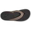 OLUKAI Ohana Women’s Beach Sandals, Water Resistant Flip Flops, Arch Support & Comfort Fit, Lightweight & Durable, Enhanced Grip & Traction(Warm Taupe/Island Salt)