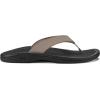 OLUKAI Ohana Women’s Beach Sandals, Water Resistant Flip Flops, Arch Support & Comfort Fit, Lightweight & Durable, Enhanced Grip & Traction(Warm Taupe/Black)