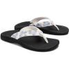 OLUKAI Ohana Women’s Beach Sandals, Water Resistant Flip Flops, Arch Support & Comfort Fit, Lightweight & Durable, Enhanced Grip & Traction(White Sand/Pua)
