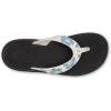 OLUKAI Ohana Women’s Beach Sandals, Water Resistant Flip Flops, Arch Support & Comfort Fit, Lightweight & Durable, Enhanced Grip & Traction(White Sand/Pua)