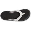 OLUKAI Ohana Women’s Beach Sandals, Water Resistant Flip Flops, Arch Support & Comfort Fit, Lightweight & Durable, Enhanced Grip & Traction(White/Orchid)
