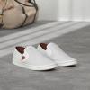 OLUKAI Pehuea Women’s Slip On Sneakers, Casual Everyday Shoes with Easy On & Off Design, Breathable Mesh & Drop-in Heel, All-Day Comfort & Support(Bright White/Bright White)