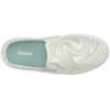 OLUKAI Pehuea Women’s Slip On Sneakers, Casual Everyday Shoes with Easy On & Off Design, Breathable Mesh & Drop-in Heel, All-Day Comfort & Support(Bright White/Swirl)