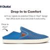 OLUKAI Pehuea Women’s Slip On Sneakers, Casual Everyday Shoes with Easy On & Off Design, Breathable Mesh & Drop-in Heel, All-Day Comfort & Support(Coastal/Coastal)