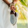 OLUKAI Pehuea Women’s Slip On Sneakers, Casual Everyday Shoes with Easy On & Off Design, Breathable Mesh & Drop-in Heel, All-Day Comfort & Support(Pale Grey/Pale Grey)