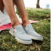 OLUKAI Pehuea Women’s Slip On Sneakers, Casual Everyday Shoes with Easy On & Off Design, Breathable Mesh & Drop-in Heel, All-Day Comfort & Support(Pale Grey/Pale Grey)