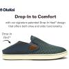OLUKAI Pehuea Women’s Slip On Sneakers, Casual Everyday Shoes with Easy On & Off Design, Breathable Mesh & Drop-in Heel, All-Day Comfort & Support(Pavement/Pavement)