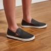 OLUKAI Pehuea Women’s Slip On Sneakers, Casual Everyday Shoes with Easy On & Off Design, Breathable Mesh & Drop-in Heel, All-Day Comfort & Support(Pavement/Pavement)