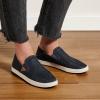 OLUKAI Pehuea Women’s Slip On Sneakers, Casual Everyday Shoes with Easy On & Off Design, Breathable Mesh & Drop-in Heel, All-Day Comfort & Support(Trench Blue/Trench Blue)
