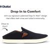 OLUKAI Pehuea Women’s Slip On Sneakers, Casual Everyday Shoes with Easy On & Off Design, Breathable Mesh & Drop-in Heel, All-Day Comfort & Support(Trench Blue/Trench Blue)