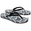 OLUKAI Uiki Women’s Beach Sandal, Quick-Dry Flip-Flop Slides, Water Resistant, Wet Grip Soles & Compression Molded Footbed(Black/Pa’i)