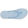 OLUKAI Uiki Women’s Beach Sandal, Quick-Dry Flip-Flop Slides, Water Resistant, Wet Grip Soles & Compression Molded Footbed(Bright Sky/Bright Sky)
