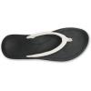 OLUKAI Uiki Women’s Beach Sandal, Quick-Dry Flip-Flop Slides, Water Resistant, Wet Grip Soles & Compression Molded Footbed(Bright White/Lava Rock)